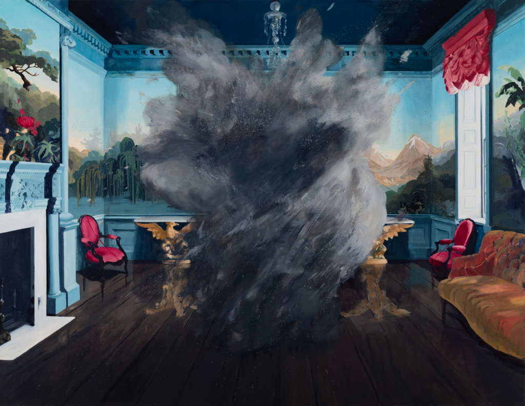 Melora Kuhn El Dorado 84” x 108” Oil on Canvas 2014, 2020