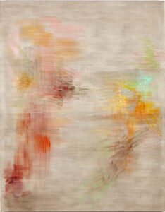 Basement Painting No. 5, 2018 Oil on PVA ground with white pigment on linen 70″ x 55″