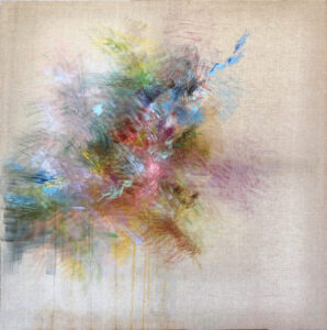 Landscape (Ethereal 2), 2022 Oil on PVA ground on linen 36″ x 36″