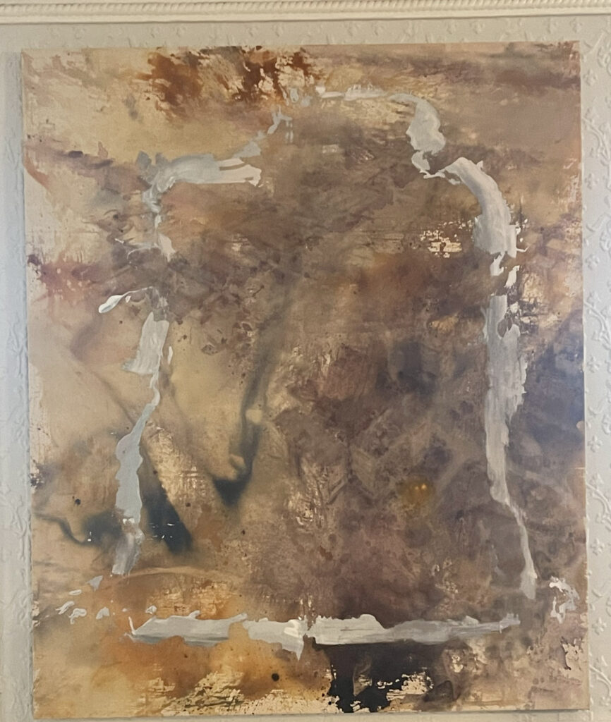 Hanneline Rogeberg Toehold Acrylic and oil on canvas, 6’x 5’ 2025