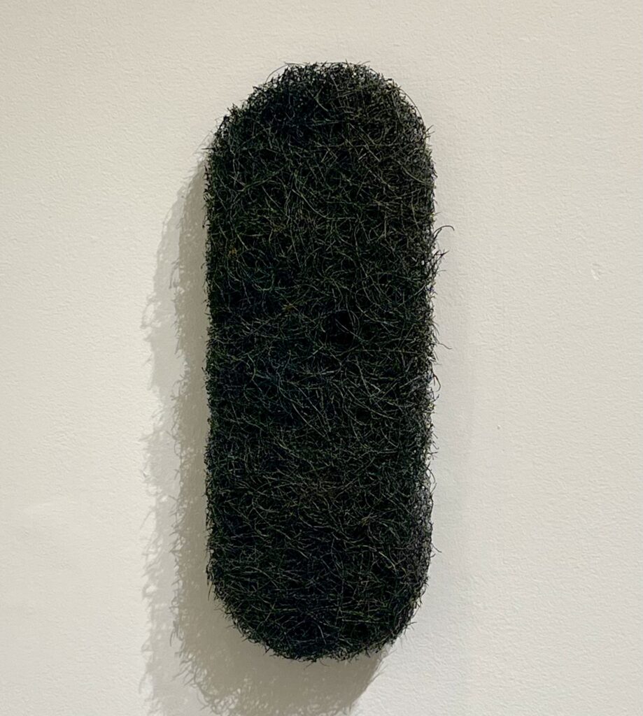 Richard Artschwager blp 2002 rubberized hair 14.24” x 5.75” x 1/5”